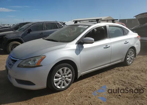 2013 Nissan Sentra S из США, поврежденный, VIN 3N1AB7AP3DL686307